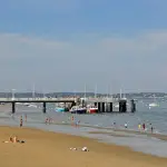 La plage d'Arcachon et la jetée Thiers