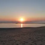 Coucher de soleil sur la dune du Pilat